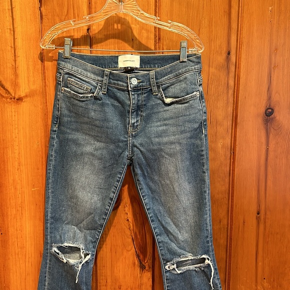 Current Eliott Women’s Two Year Destroy Stretch Medium Wash Jeans Size 28 - Picture 2 of 10